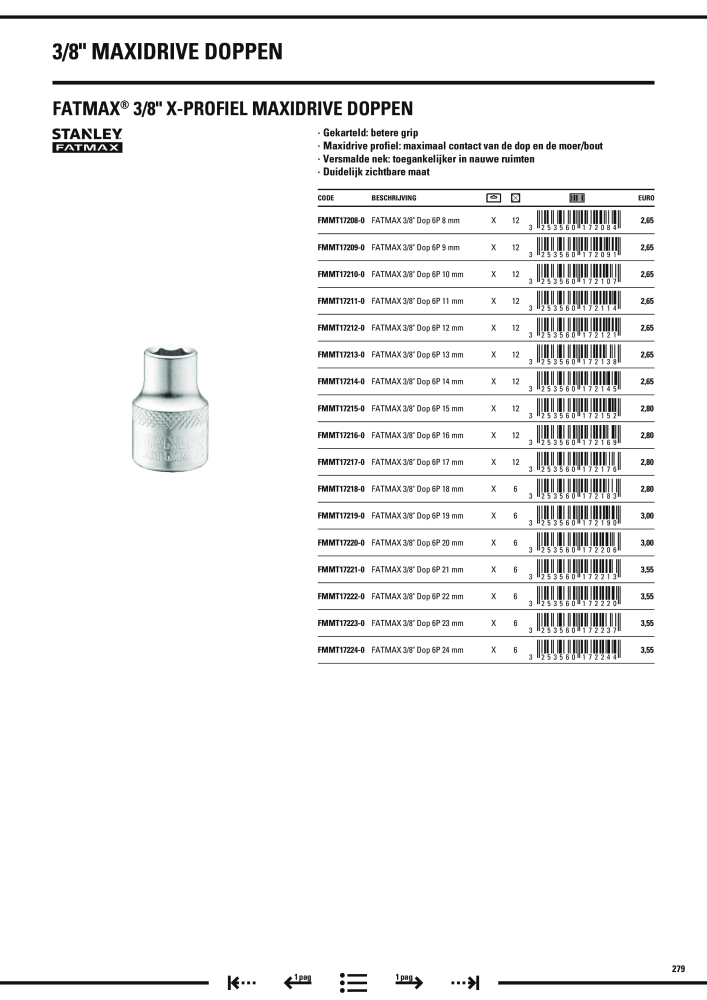 Stanley hoofdcatalogus NO.: 20910 - Page 281