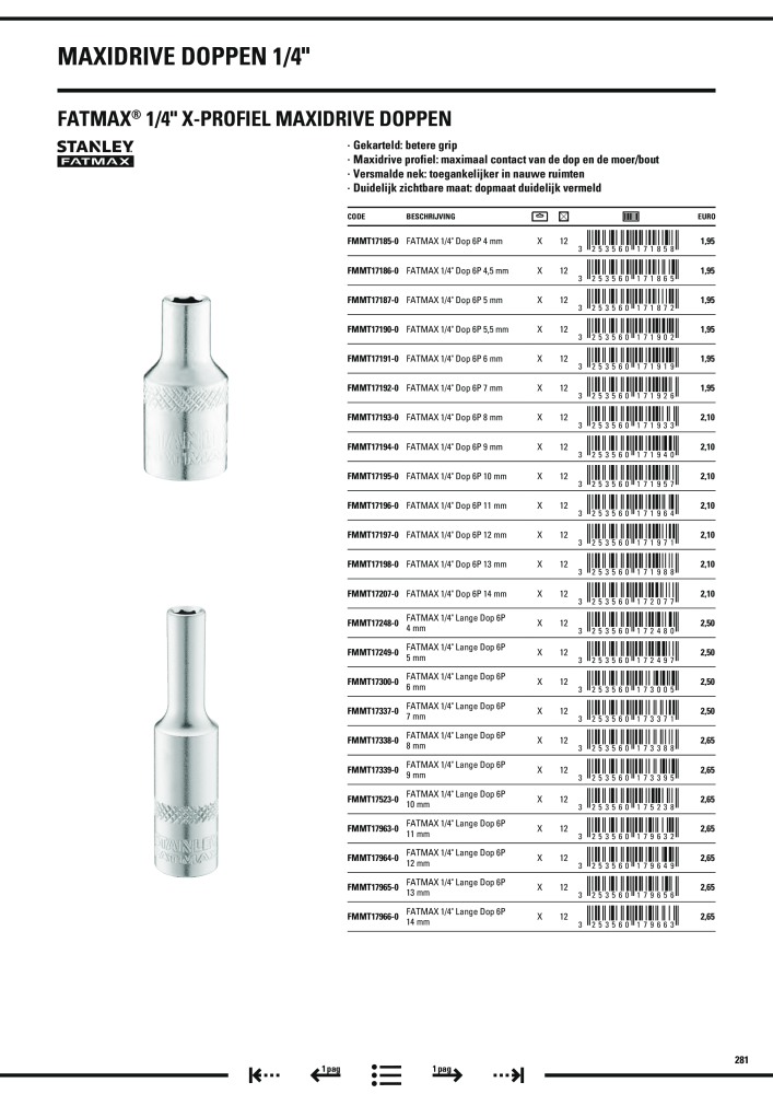 Stanley hoofdcatalogus NR.: 20910 - Pagina 283