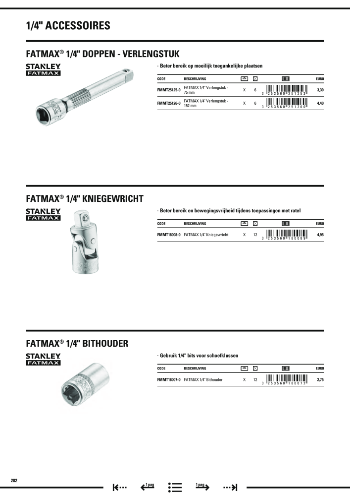 Stanley hoofdcatalogus NR.: 20910 - Pagina 284