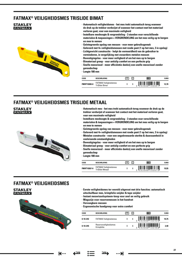 Stanley hoofdcatalogus NR.: 20910 - Pagina 29