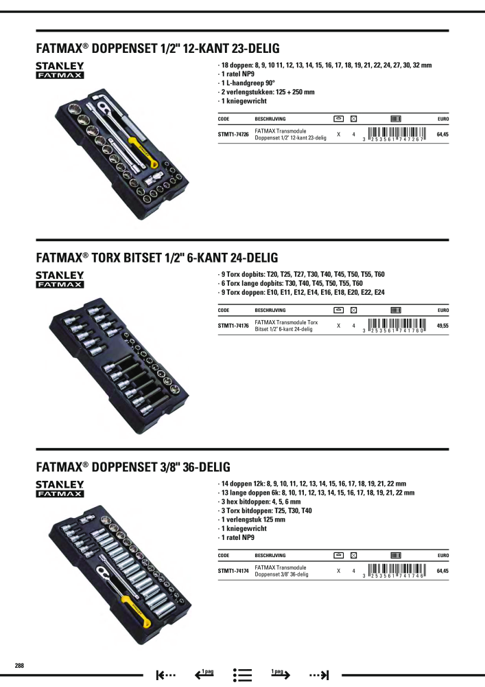 Stanley hoofdcatalogus NR.: 20910 - Pagina 290