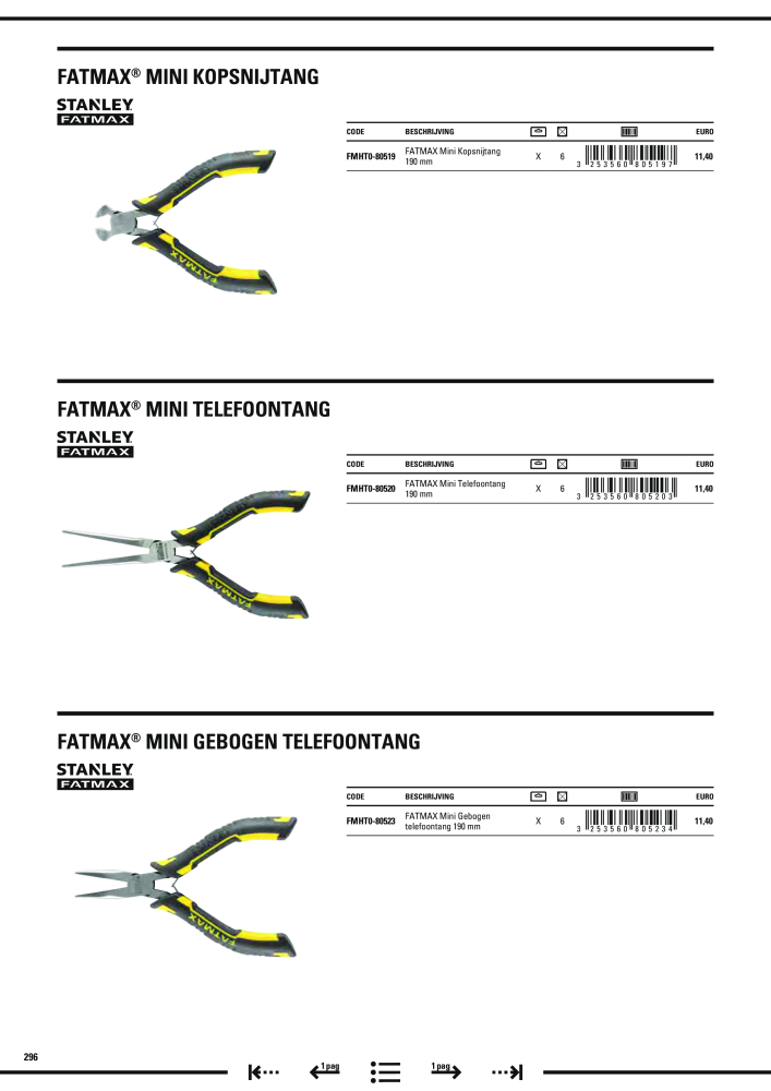 Stanley hoofdcatalogus Nº: 20910 - Página 298