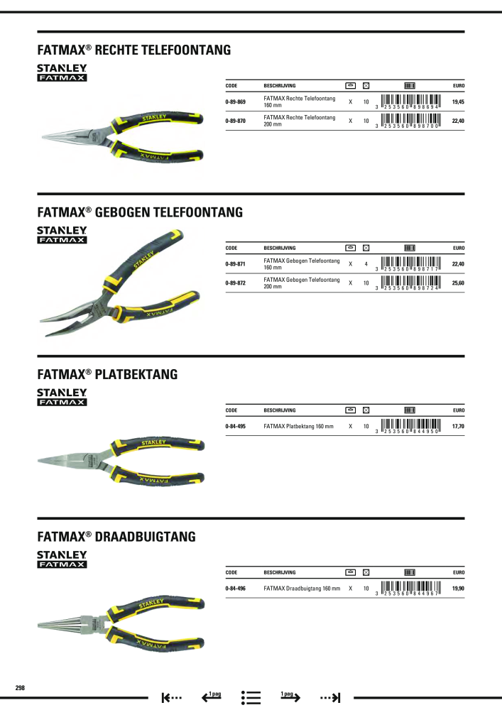 Stanley hoofdcatalogus n.: 20910 - Pagina 300