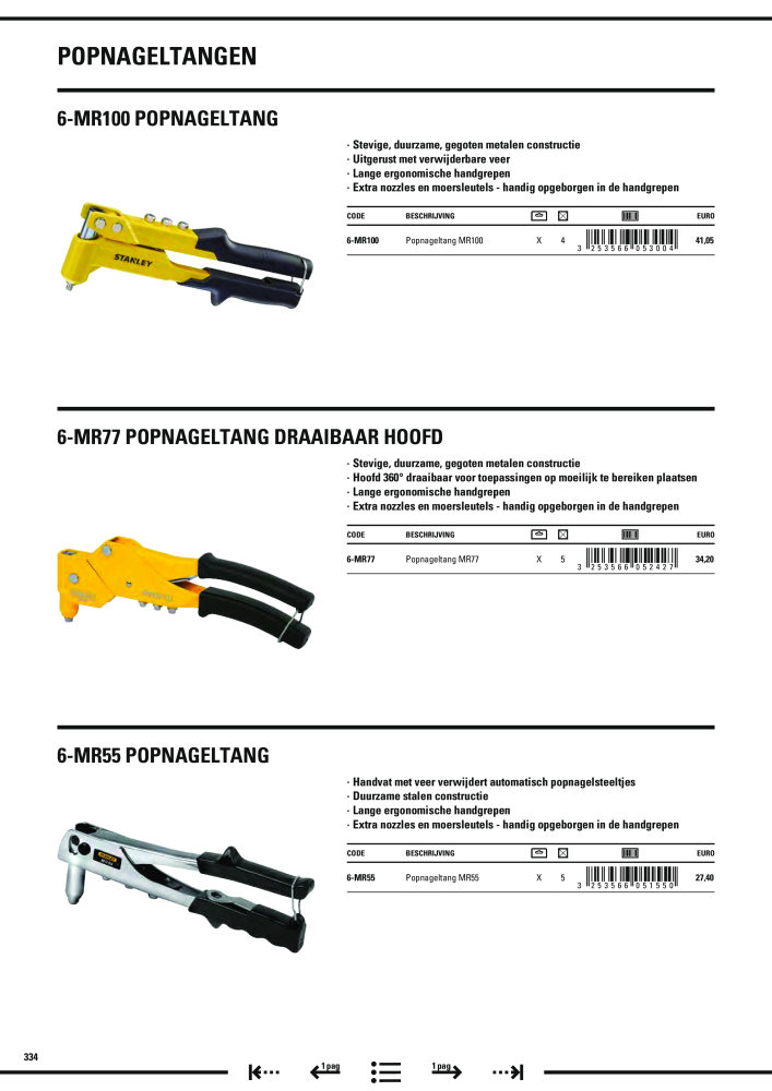 Stanley hoofdcatalogus Nº: 20910 - Página 336