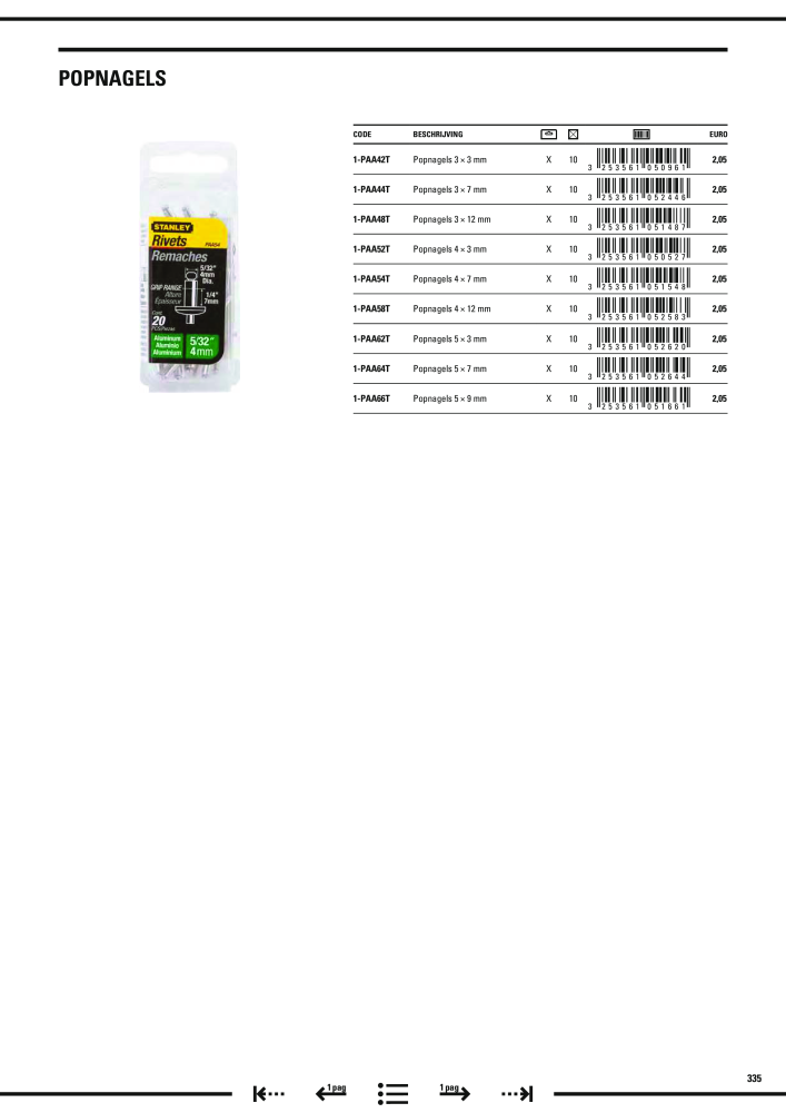 Stanley hoofdcatalogus NR.: 20910 - Pagina 337