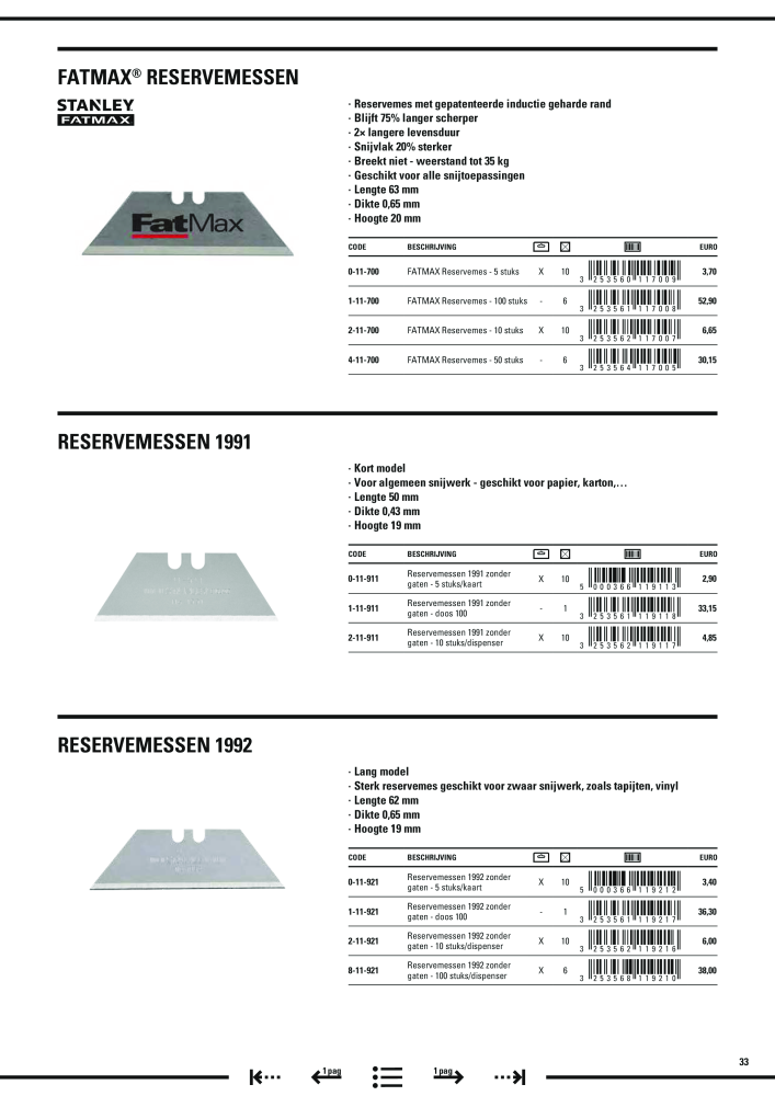 Stanley hoofdcatalogus NR.: 20910 - Pagina 35