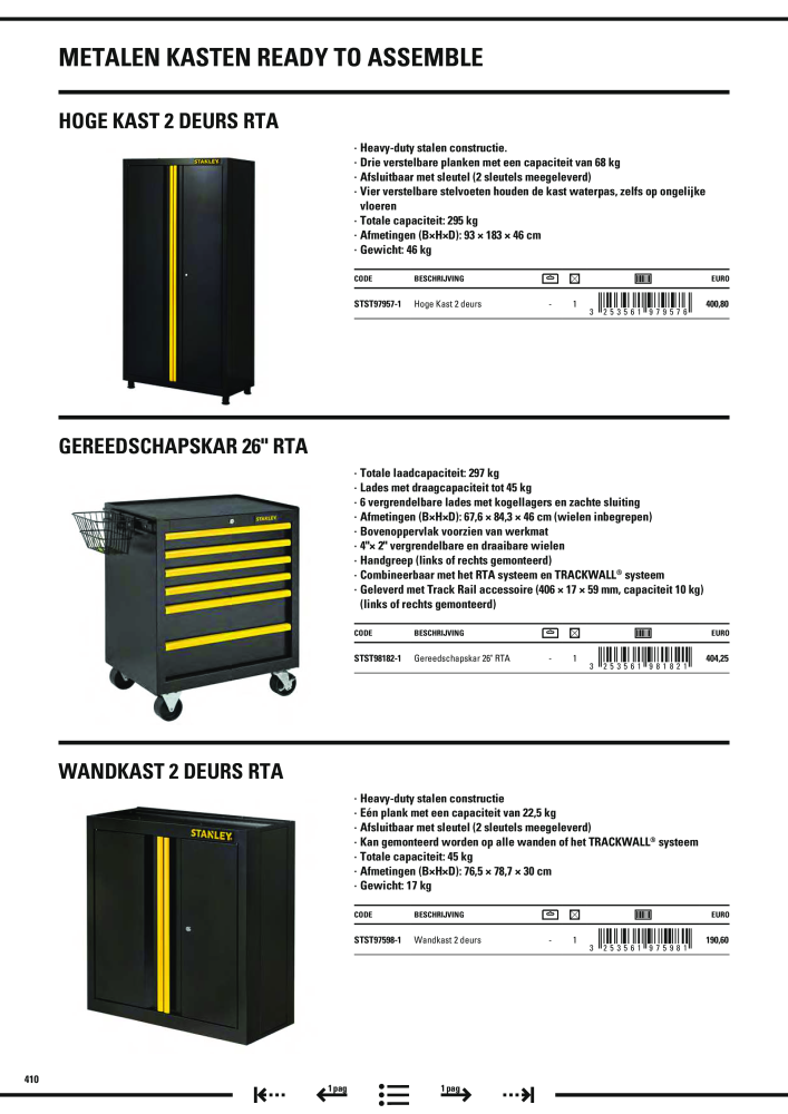 Stanley hoofdcatalogus NR.: 20910 - Seite 412