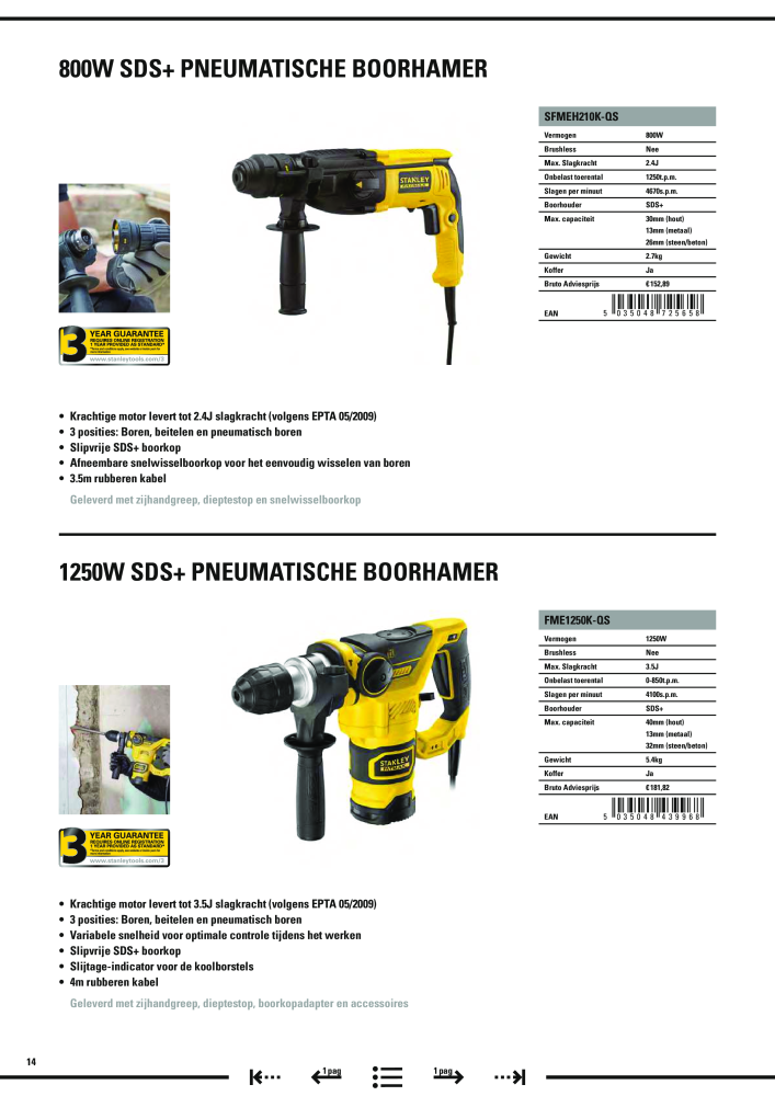 Stanley hoofdcatalogus NR.: 20910 - Seite 446