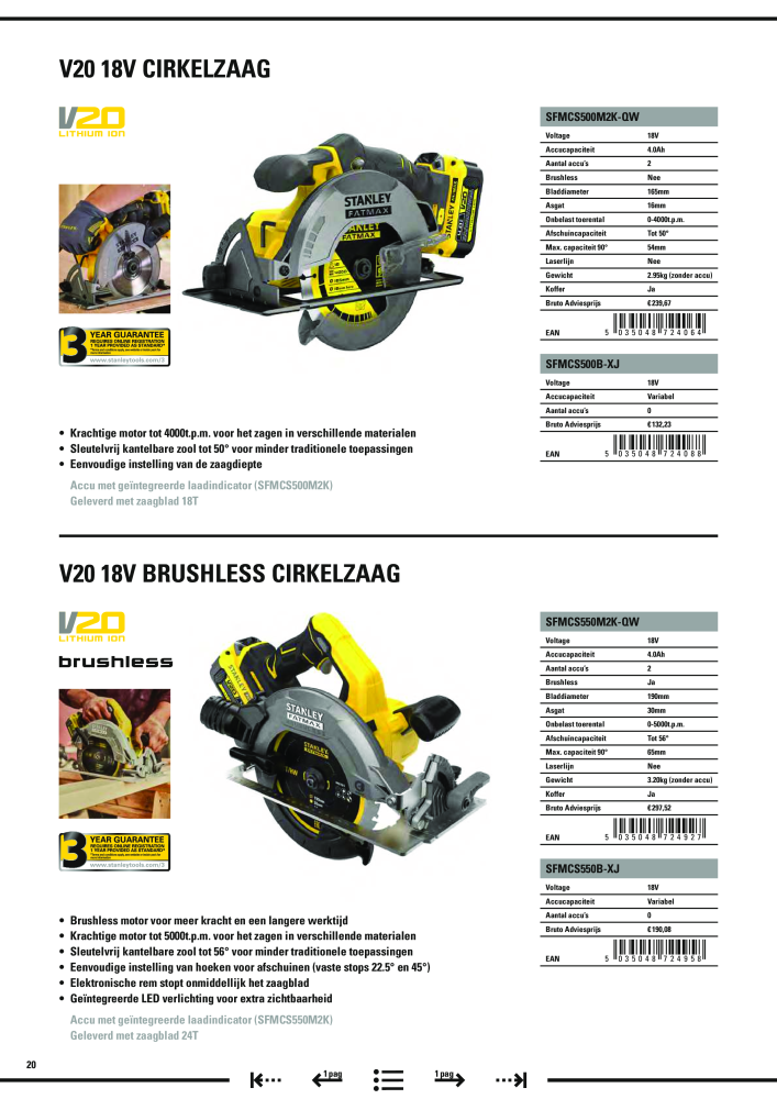 Stanley hoofdcatalogus NR.: 20910 - Pagina 452