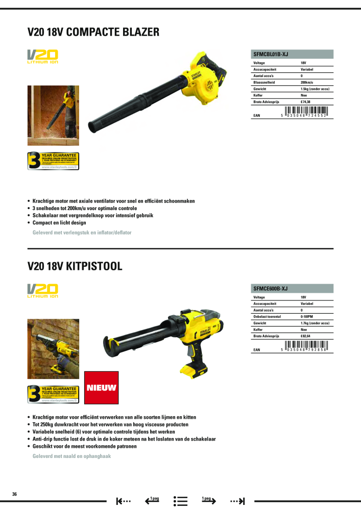 Stanley hoofdcatalogus NR.: 20910 - Pagina 468