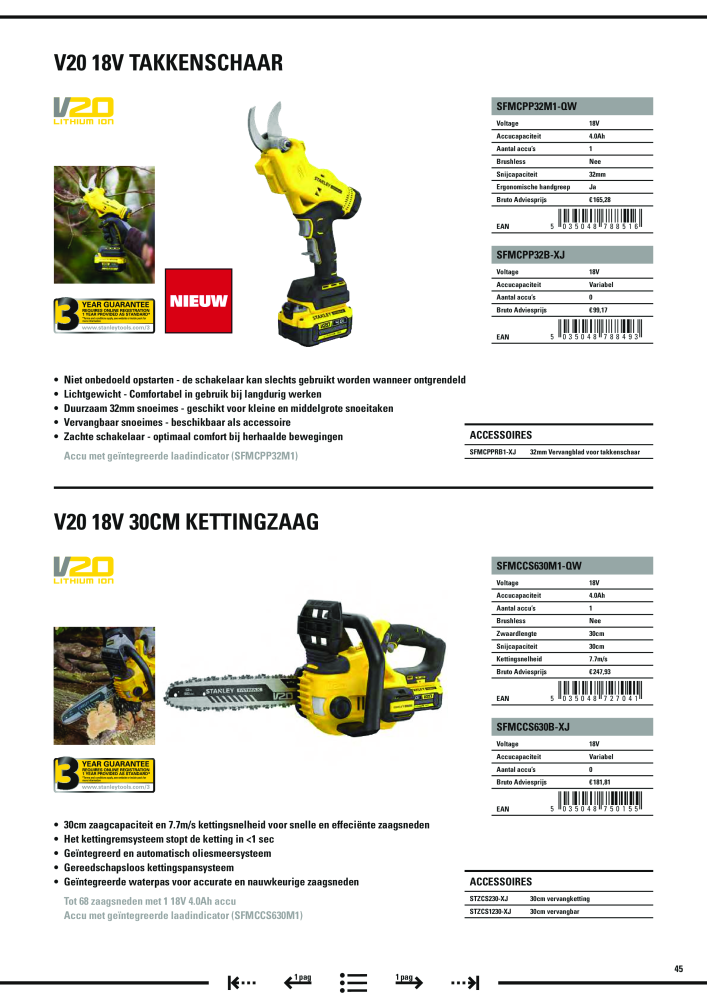 Stanley hoofdcatalogus NR.: 20910 - Pagina 477