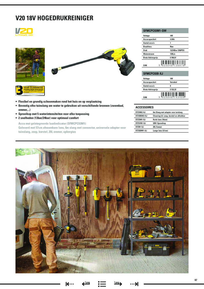 Stanley hoofdcatalogus NR.: 20910 - Seite 479