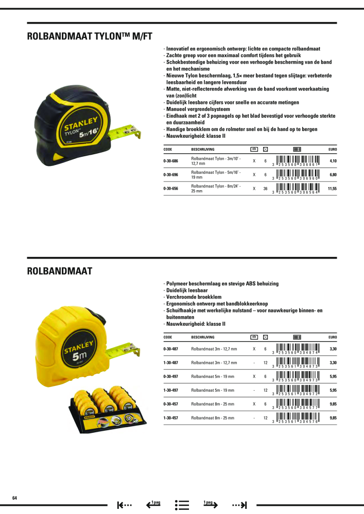 Stanley hoofdcatalogus NR.: 20910 - Seite 66