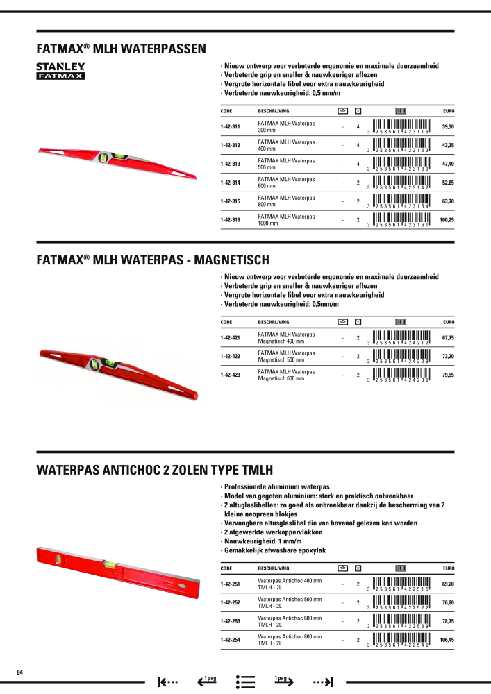 Stanley hoofdcatalogus NO.: 20910 - Page 86