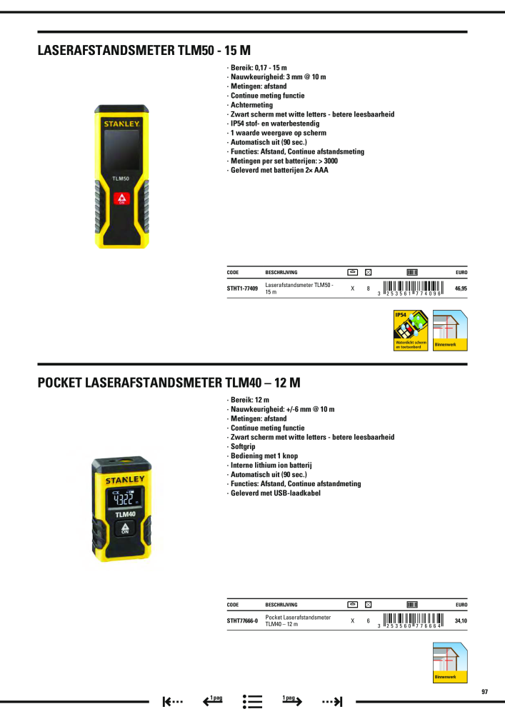 Stanley hoofdcatalogus NR.: 20910 - Pagina 99