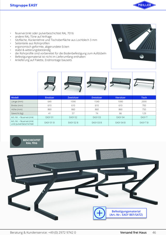 Meiller - Aussenanlagen Katalog NR.: 20914 - Seite 47