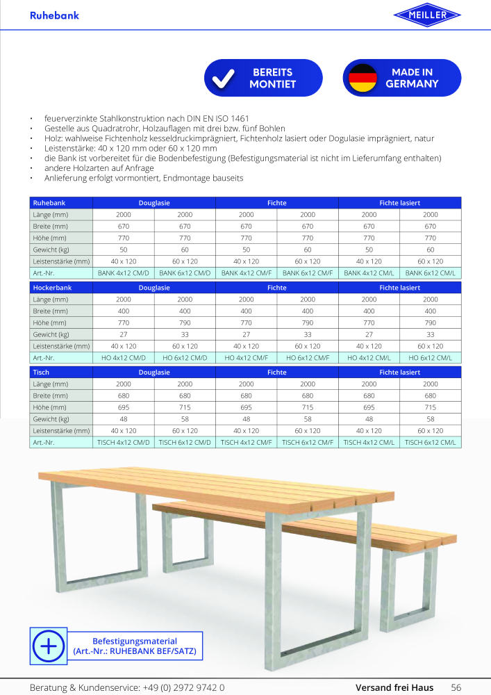 Meiller - Aussenanlagen Katalog NR.: 20914 - Seite 57