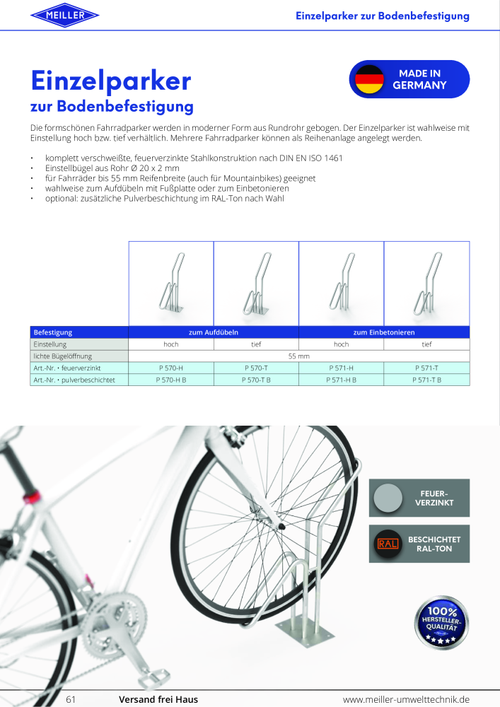 Meiller - Aussenanlagen Katalog NR.: 20914 - Seite 62