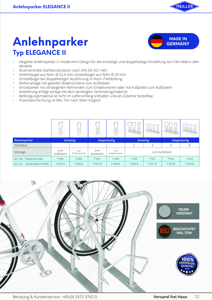 Meiller - Aussenanlagen Katalog NR.: 20914 - Seite 73