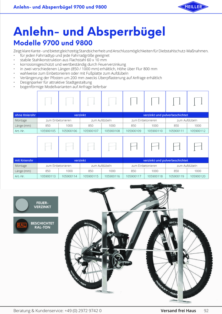 Meiller - Aussenanlagen Katalog NR.: 20914 - Seite 93