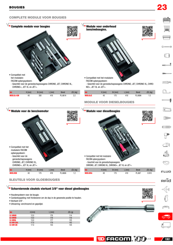 FACOM Steckschluessel fuer Gluehkerzen 9 mm B.10R9D