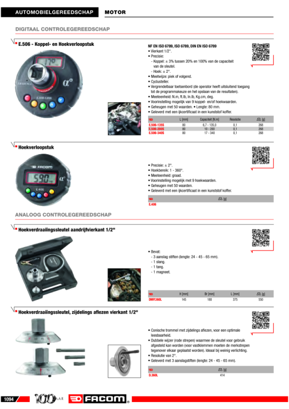 FACOM Kolbenring-Spannband 55 - 110 mm 750.TB