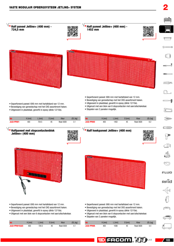 FACOM Zange mit halbrunden Backen 155mm 403