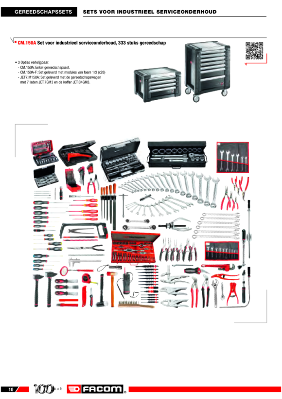 FACOM Sortiment mit CM.150A und JET.7GM3 JET7.M150A