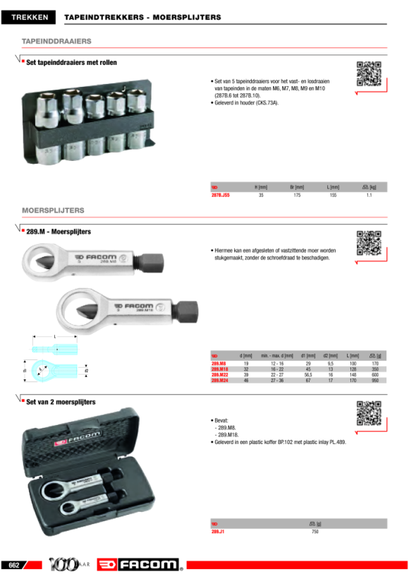 FACOM Abzieher mit zwei Armen 20-120/90-180mm U.32T2-12