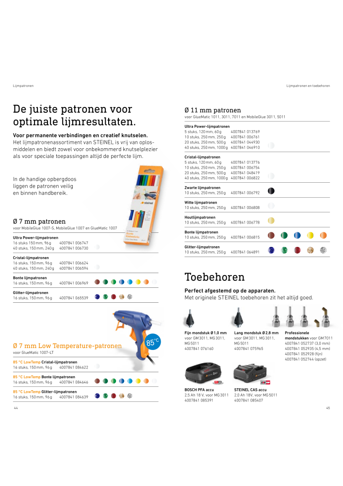 STEINEL Hete lijmbrochure NR.: 20943 - Pagina 23