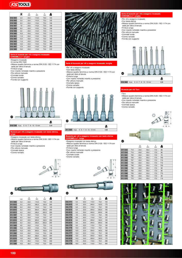 KS Tools Utensili per l'industria e l'artigianato n.: 20981 - Pagina 100