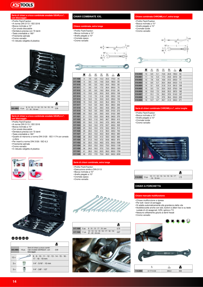 KS Tools Utensili per l'industria e l'artigianato n.: 20981 - Pagina 14