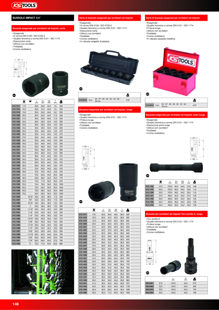 KS Tools Utensili per l'industria e l'artigianato n.: 20981 - Pagina 146