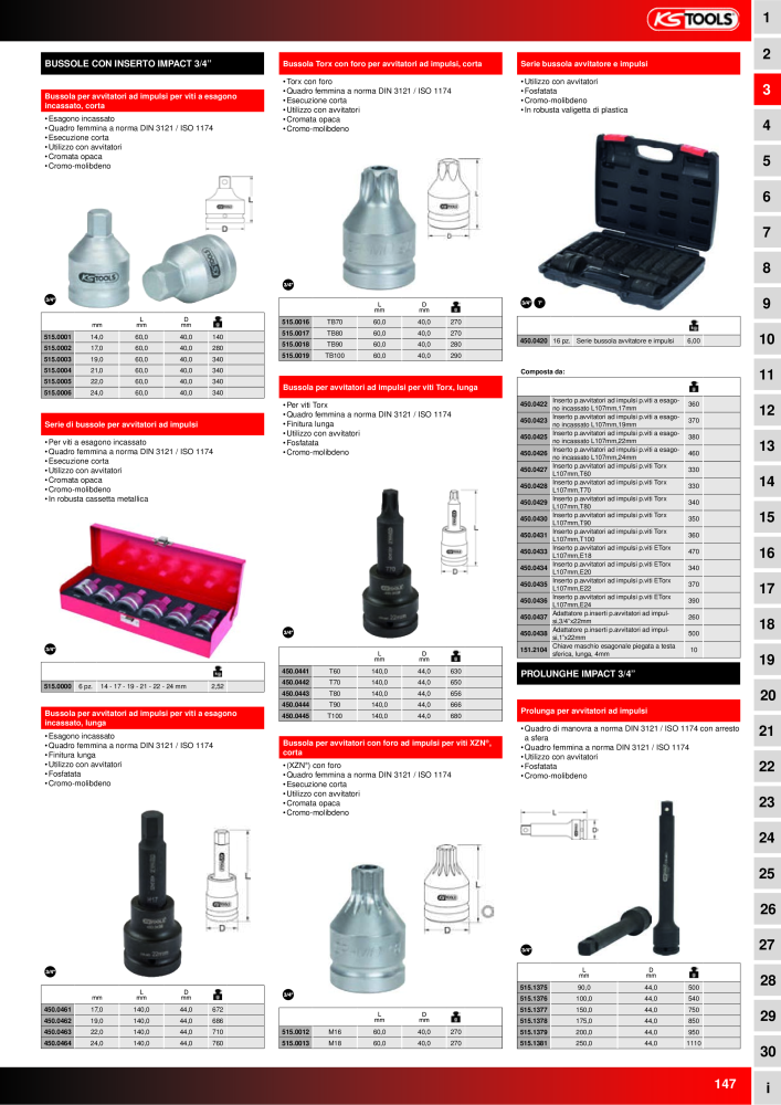 KS Tools Utensili per l'industria e l'artigianato NR.: 20981 - Seite 147