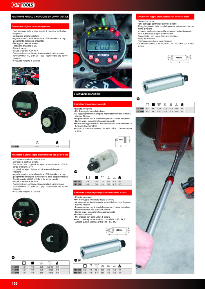 KS Tools Utensili per l'industria e l'artigianato n.: 20981 - Pagina 156