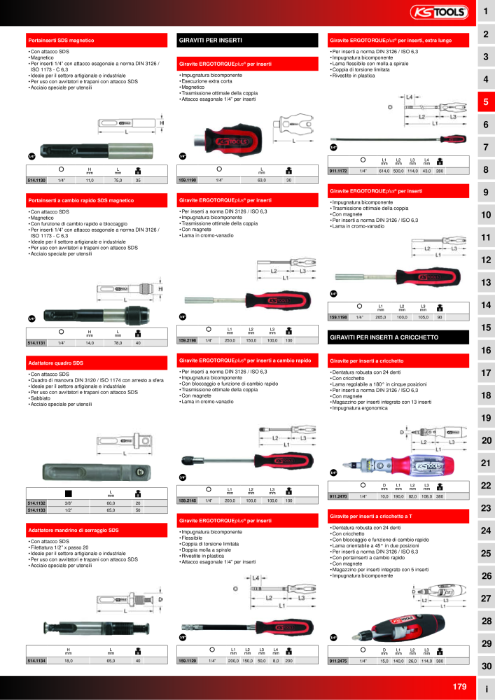 KS Tools Utensili per l'industria e l'artigianato NR.: 20981 - Seite 179