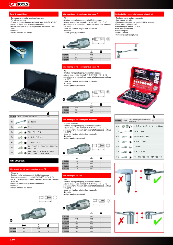 KS Tools Utensili per l'industria e l'artigianato n.: 20981 - Pagina 182