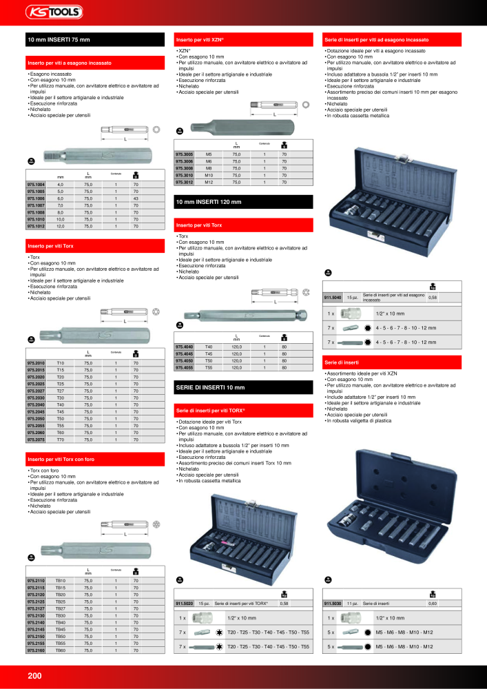 KS Tools Utensili per l'industria e l'artigianato NR.: 20981 - Seite 200