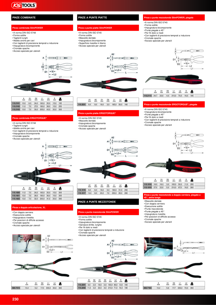 KS Tools Utensili per l'industria e l'artigianato n.: 20981 - Pagina 230