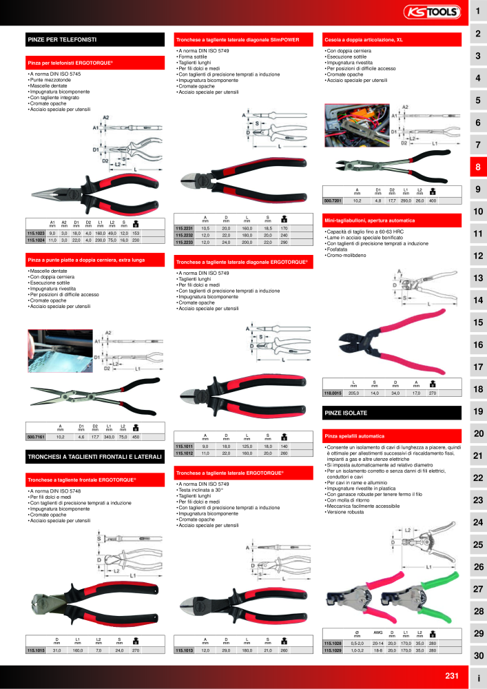 KS Tools Utensili per l'industria e l'artigianato n.: 20981 - Pagina 231