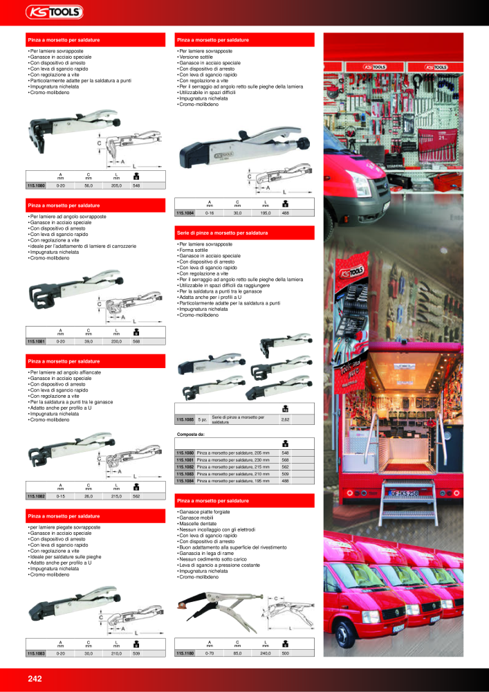 KS Tools Utensili per l'industria e l'artigianato n.: 20981 - Pagina 242