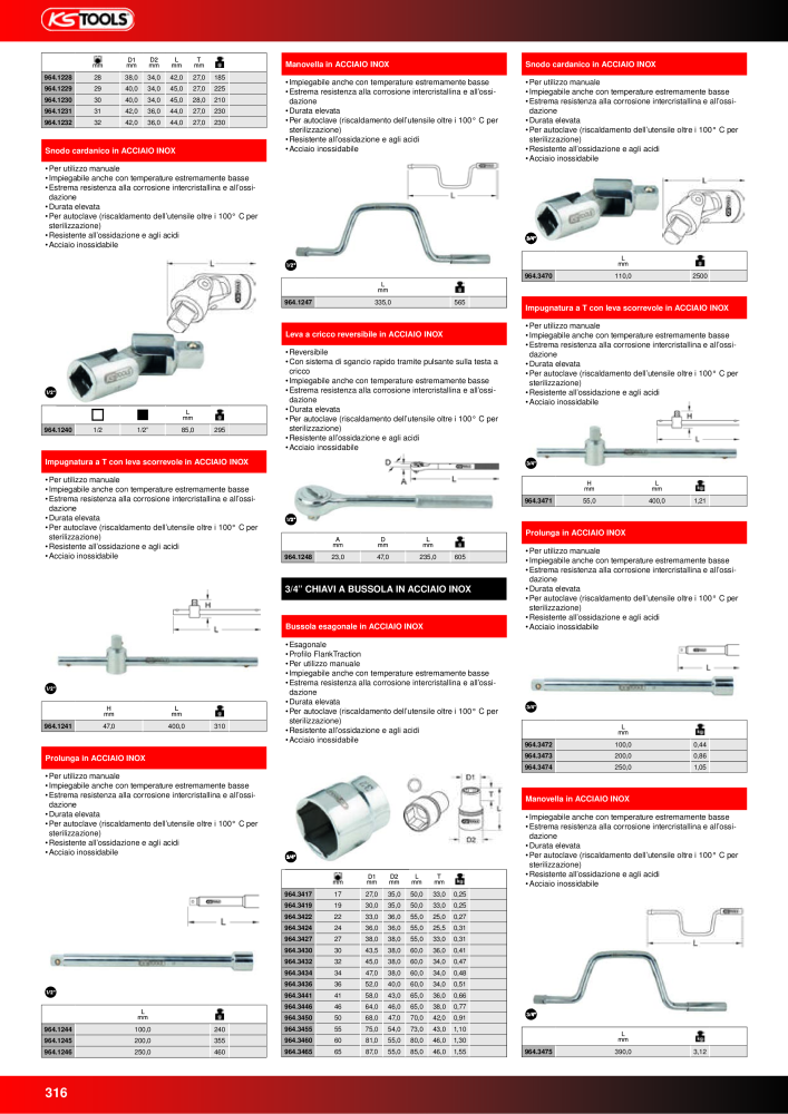 KS Tools Utensili per l'industria e l'artigianato n.: 20981 - Pagina 316