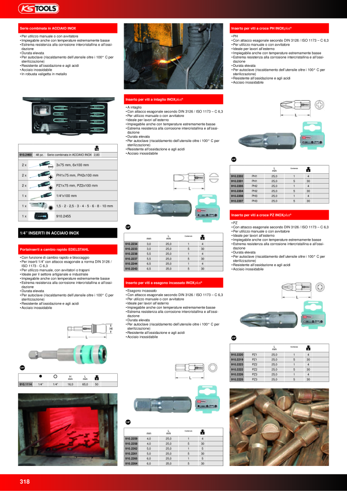 KS Tools Utensili per l'industria e l'artigianato n.: 20981 - Pagina 318