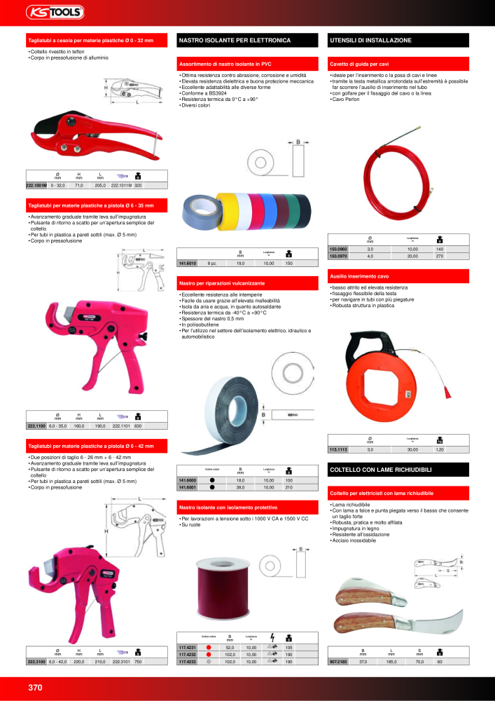 KS Tools Utensili per l'industria e l'artigianato n.: 20981 - Pagina 370