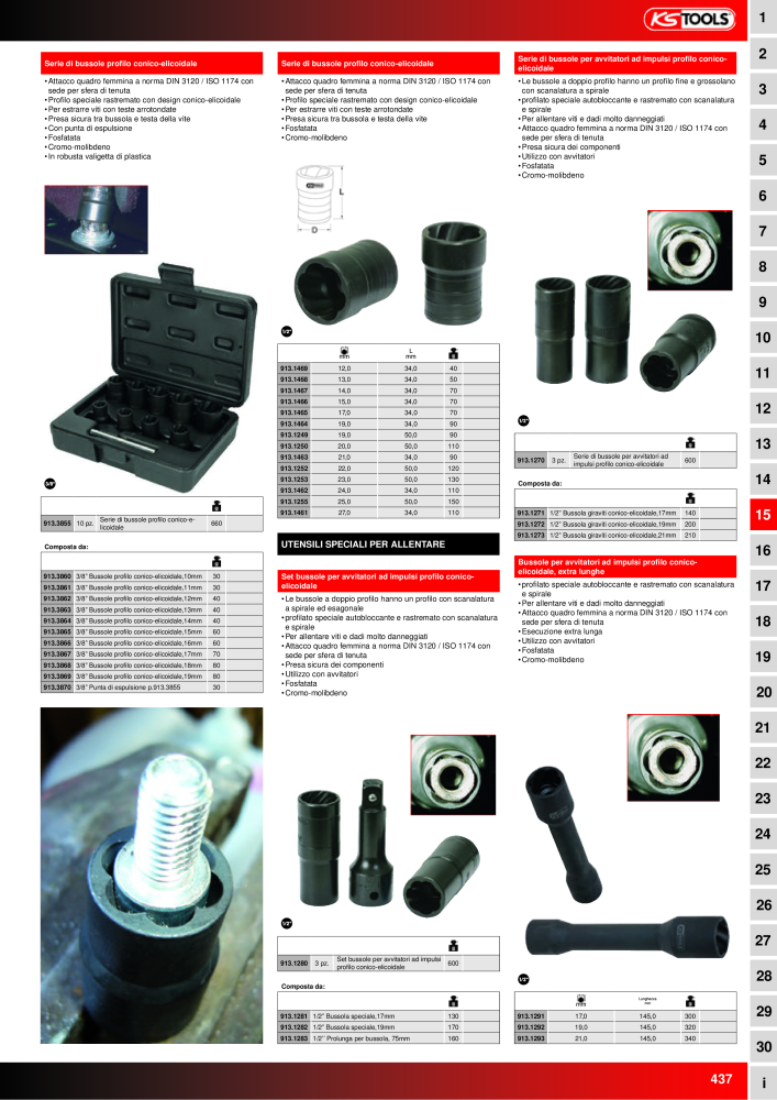 KS Tools Utensili per l'industria e l'artigianato n.: 20981 - Pagina 437