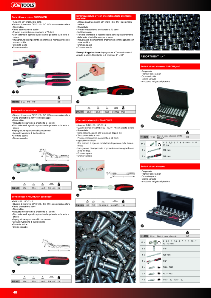 KS Tools Utensili per l'industria e l'artigianato n.: 20981 - Pagina 48