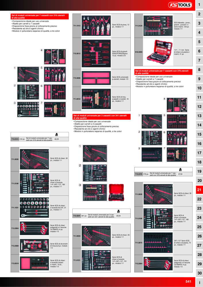 KS Tools Utensili per l'industria e l'artigianato n.: 20981 - Pagina 541