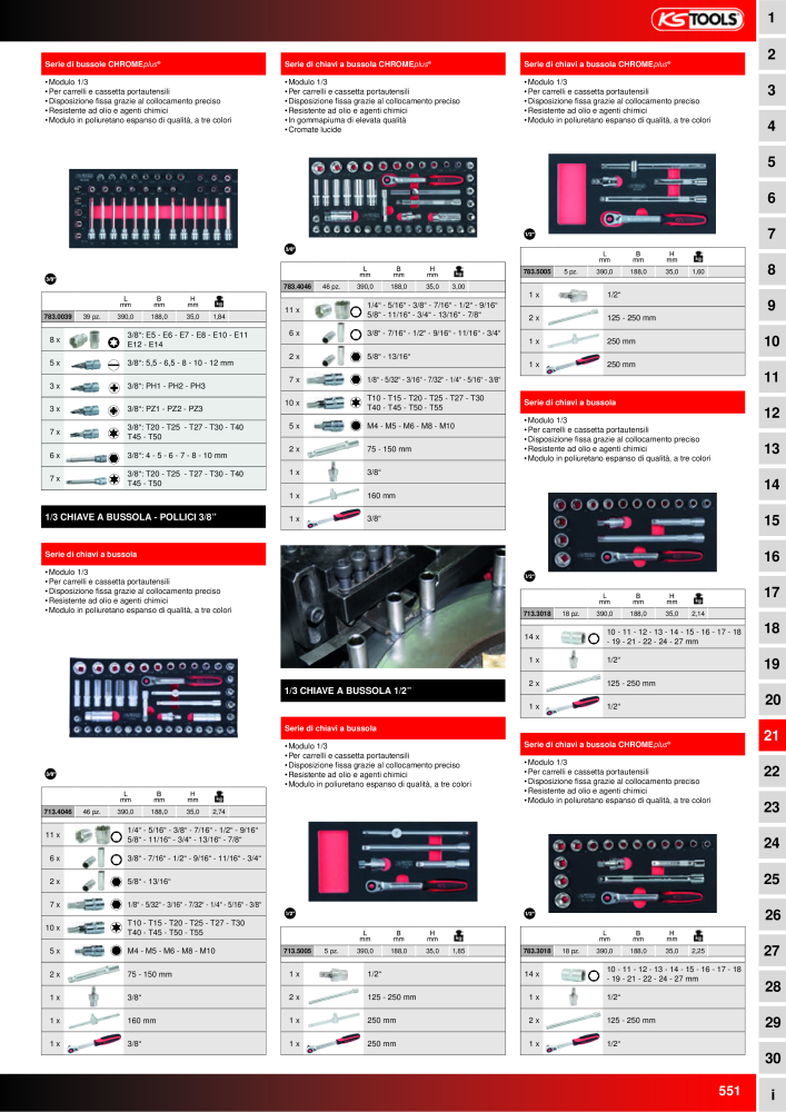 KS Tools Utensili per l'industria e l'artigianato n.: 20981 - Pagina 551