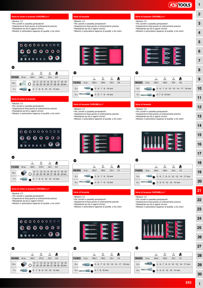 KS Tools Utensili per l'industria e l'artigianato n.: 20981 - Pagina 553