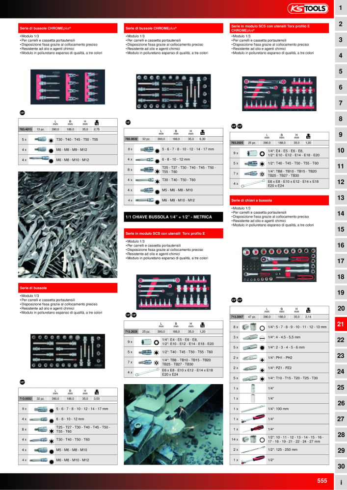 KS Tools Utensili per l'industria e l'artigianato n.: 20981 - Pagina 555